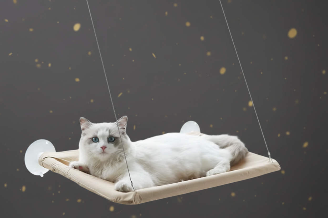Fensterliege für Katzen
