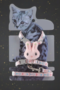Katzengeschirr mit Leine - Hasen-Design