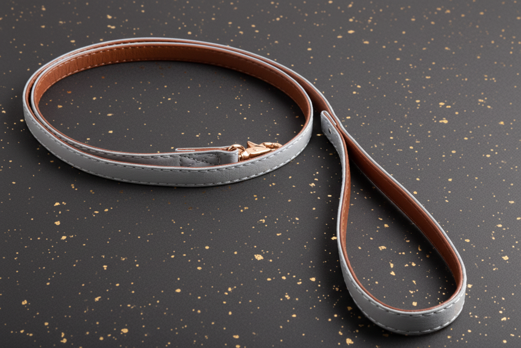 Elegantes Hundehalsband mit Leine & Schleife | Zampa King