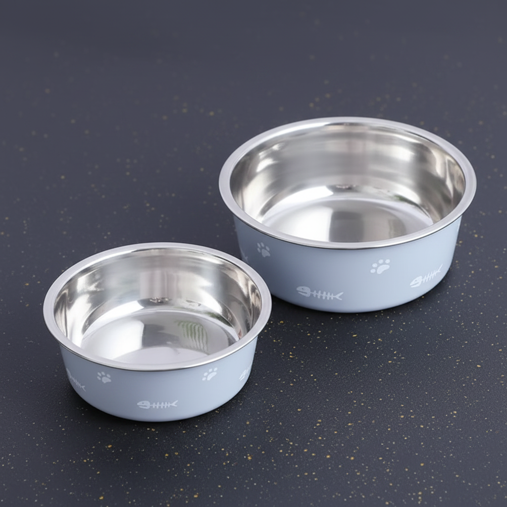 Edelstahl Futternapf für Hunde & Katzen