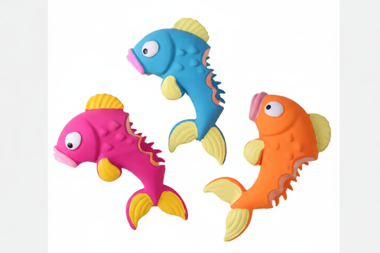 Quietschspielzeug Fisch