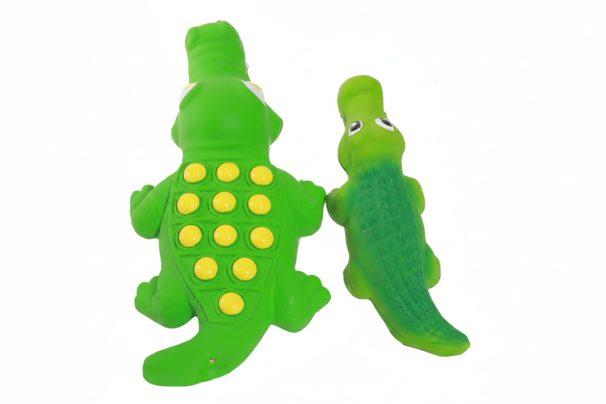 Quietschspielzeug Krokodil
