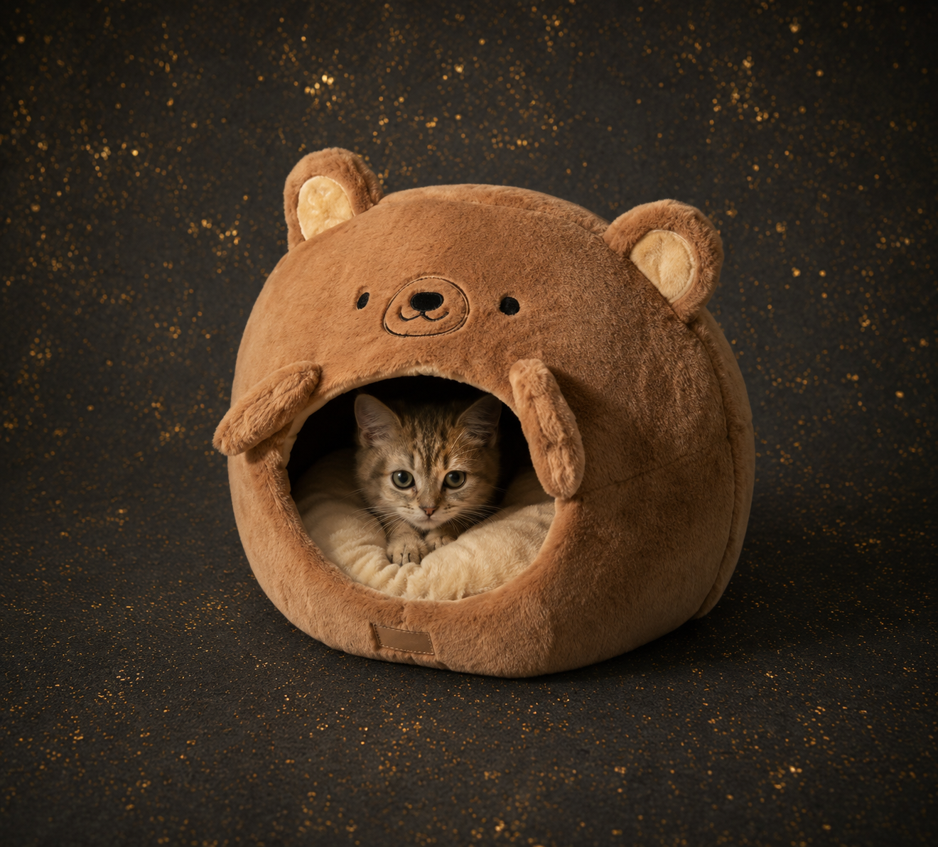 Kuschelhöhle Bär – Haustierhaus für Hunde & Katzen