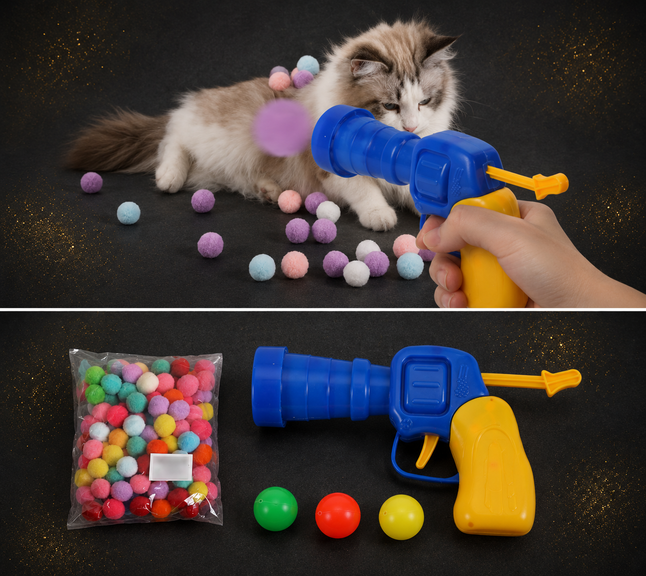 Katzen Ball Shooter – Interaktives Spielzeug