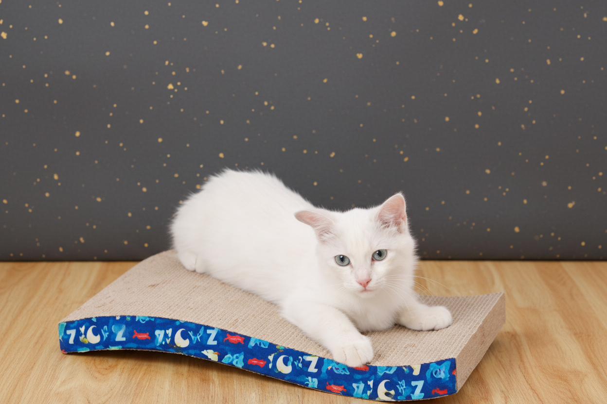 Kratzbrett S-Form für Katzen