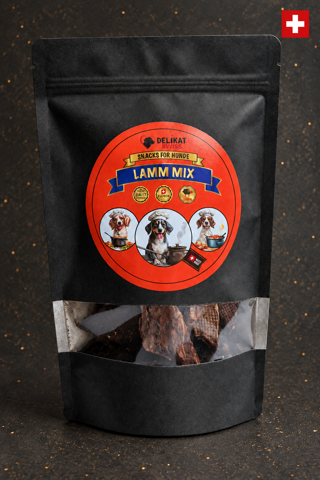 Getrockneter Lamm Mix für Hunde aus der Schweiz – Natürlicher Kausnack