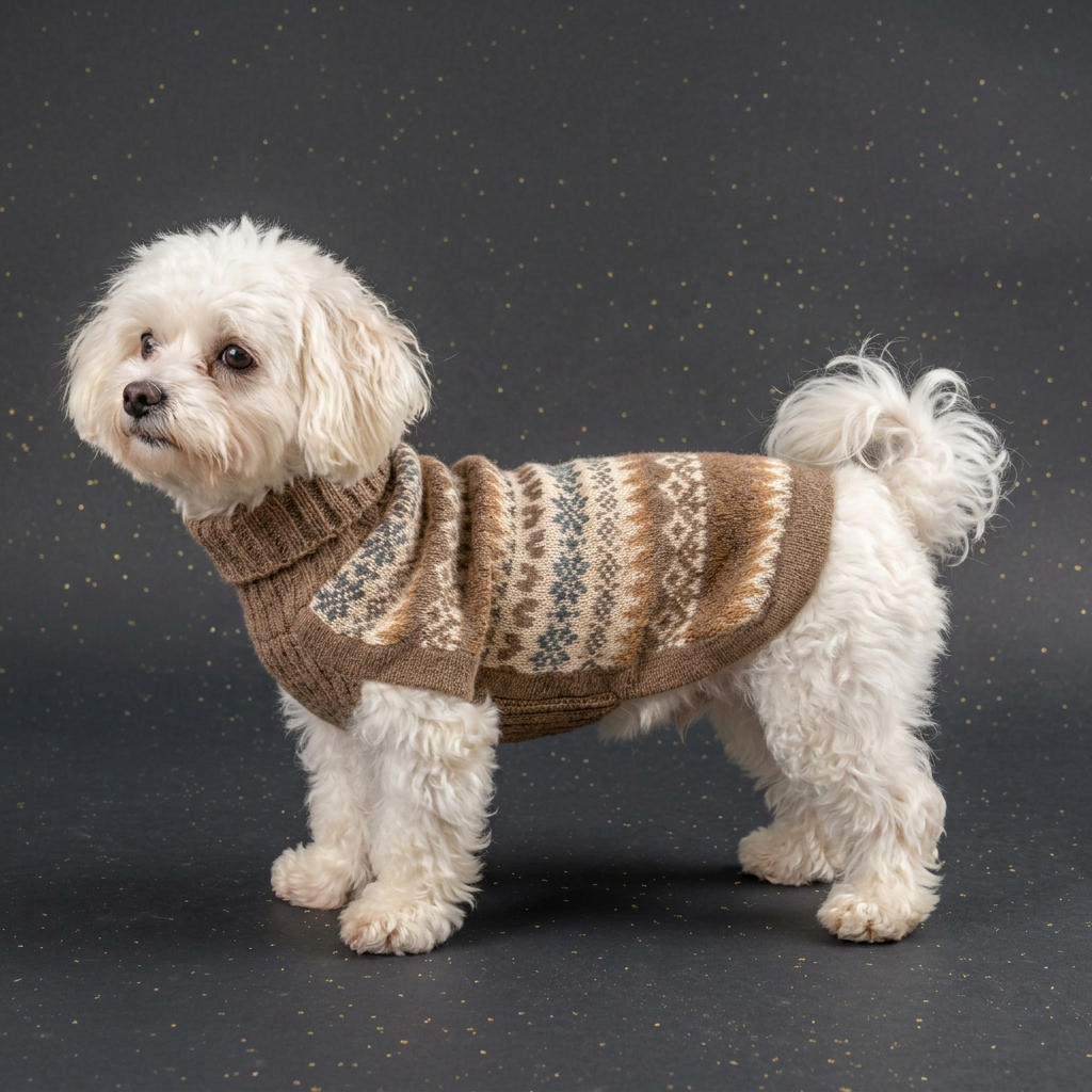Alqo Wasi – Fall Medley Toasted Almond Alpaka Hundepullover