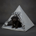 Tipi Samoa für Hunde & Katzen, 55 × 50 × 55 cm, Grau