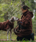 PAIKKA Human Sherpa Jacke SUMU – Chocolate