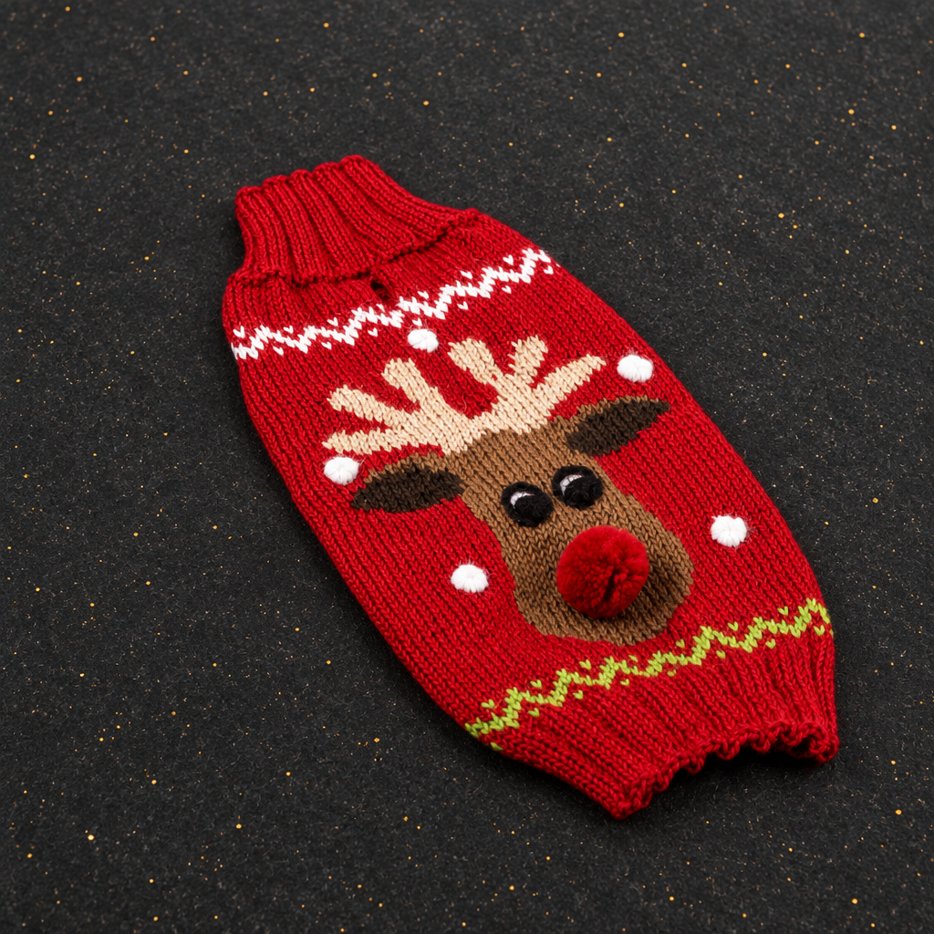 Alqo Wasi – Red Rudolph Alpaka Hundepullover