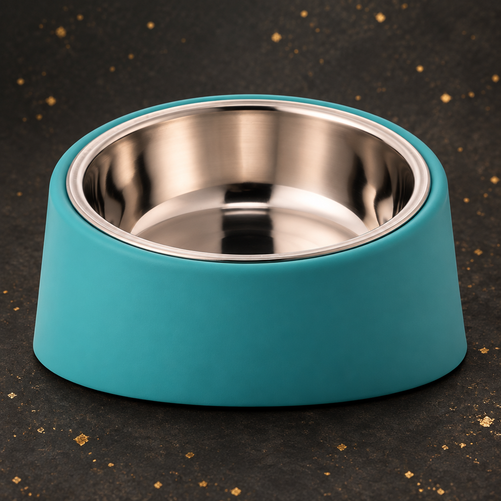 Edelstahlnapf für Hunde & Katzen – 4 Farben