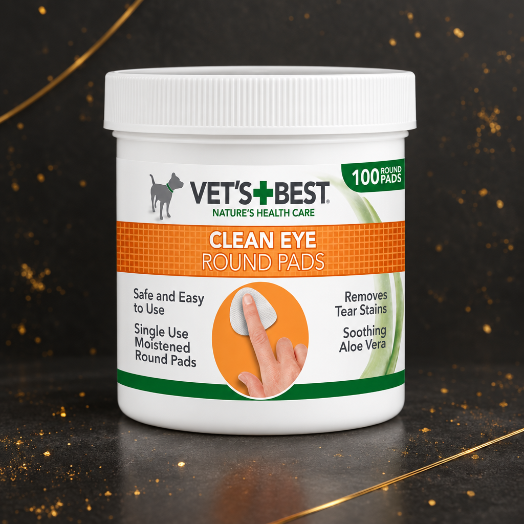 Vet's Best Clean Eye Augenpads für Hunde – 100 Stück