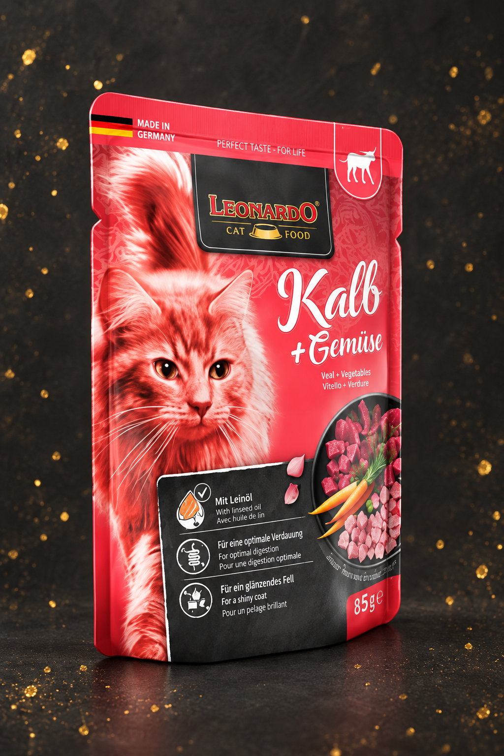 LEONARDO Finest Selection Kalb & Gemüse – 85 g