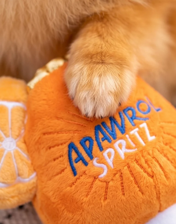 Apawrol Spritz Plüsch-Hundespielzeug mit Quietscher & Knistereffekt