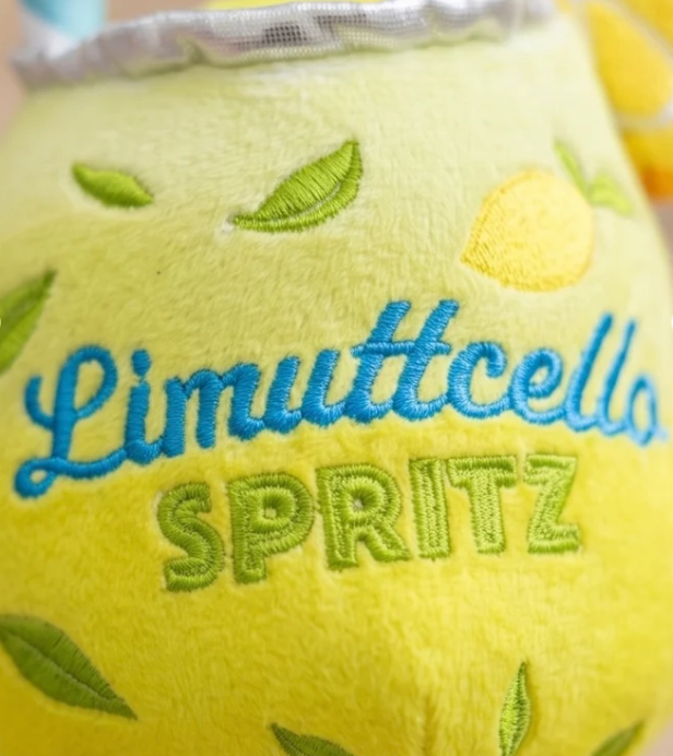 Limuttcello Spritz Hundespielzeug mit Quietscher
