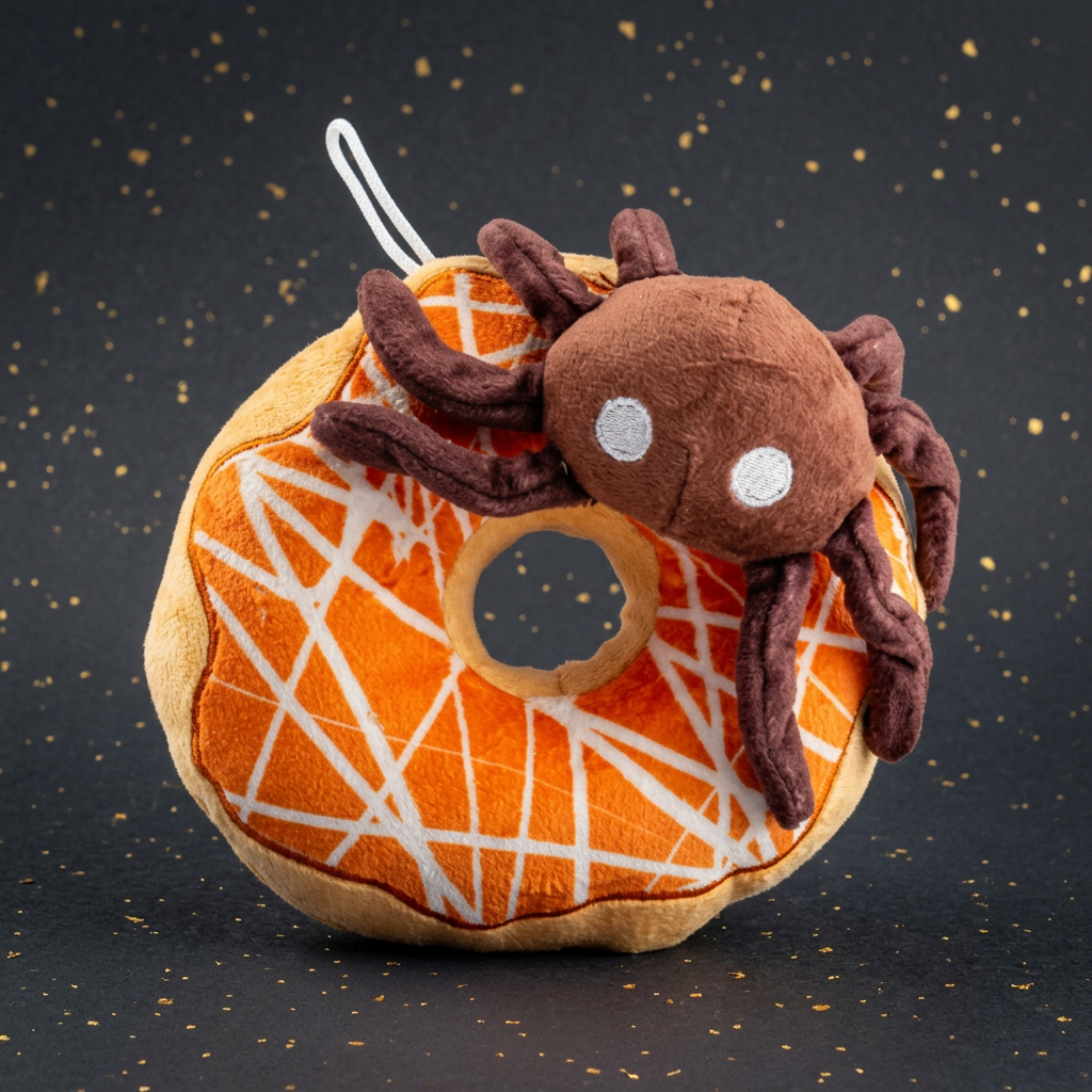 Spider Donut Halloween-Hundespielzeug