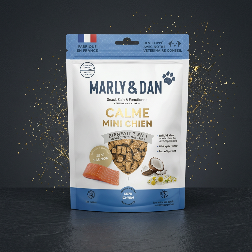 MARLY & DAN Calm Mini-Hund – Beruhigungssnack 50 g
