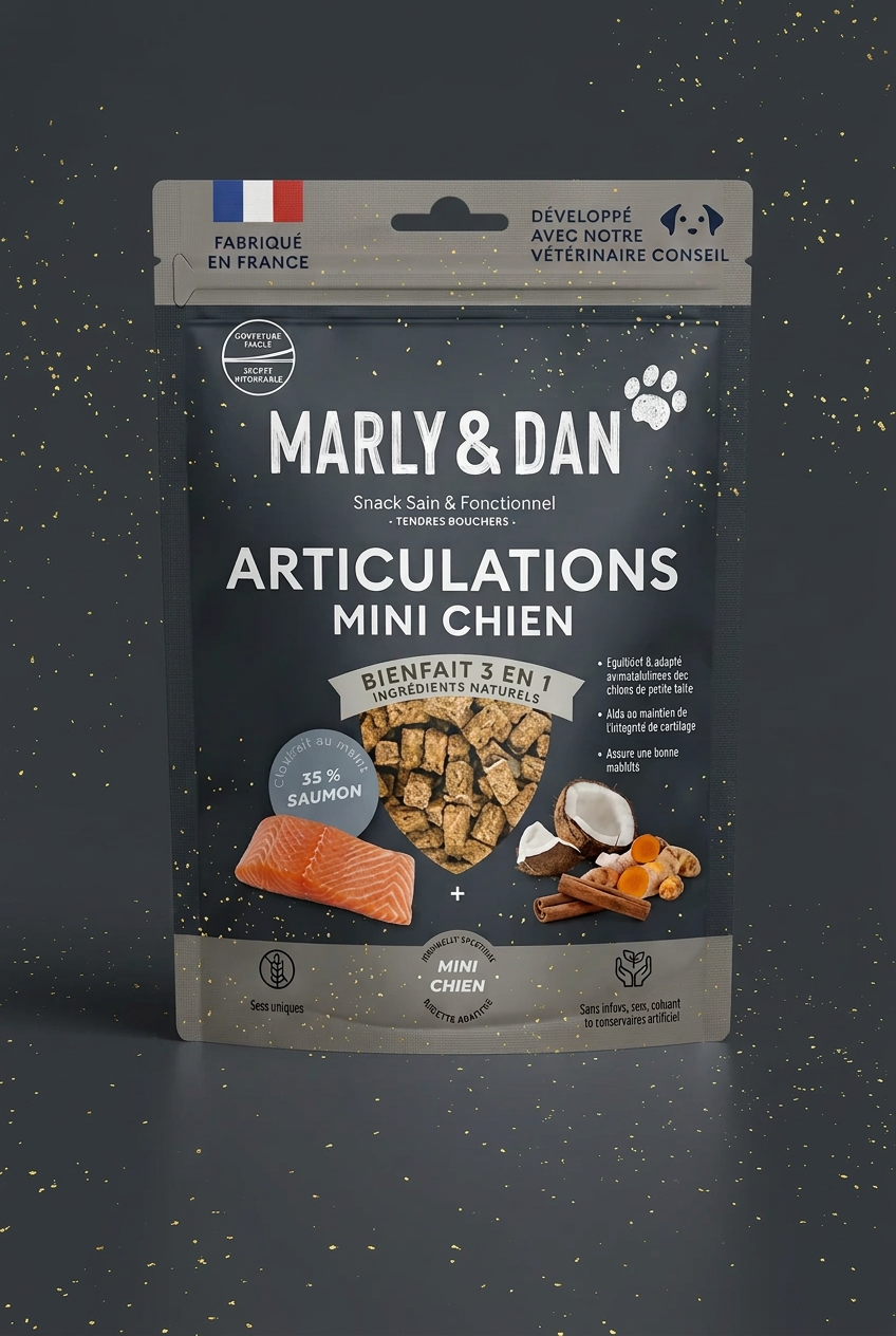 MARLY & DAN Joints Mini-Hund – Gelenk-Snack für Hunde