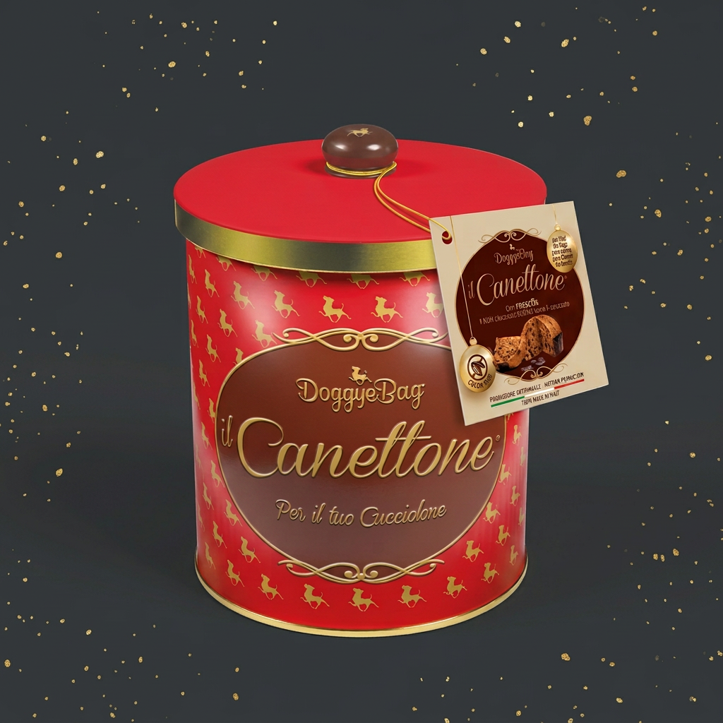 DOGGYE BAG Canettone Edizione Speciale – Weihnachtssnack für Hunde 125 g