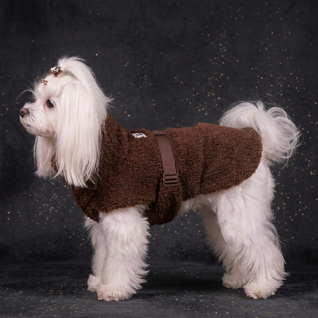 PAIKKA – Sherpa Hundeshirt Choco