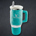 Haute Diggity Dog Snuggly Cup Teal Hunde-Plüschspielzeug