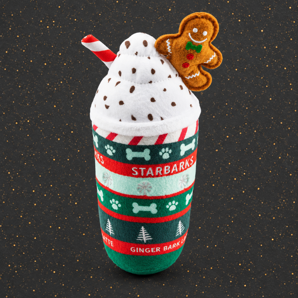 Haute Diggity Dog – Starbarks Ginger Bark Latte Plüsch Hundespielzeug