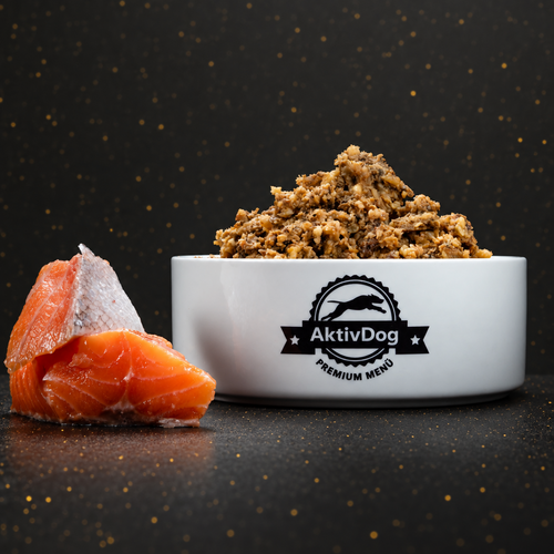 AktivDog Premium Menü Lachs mit Pastinaken (500 g Gefäss)