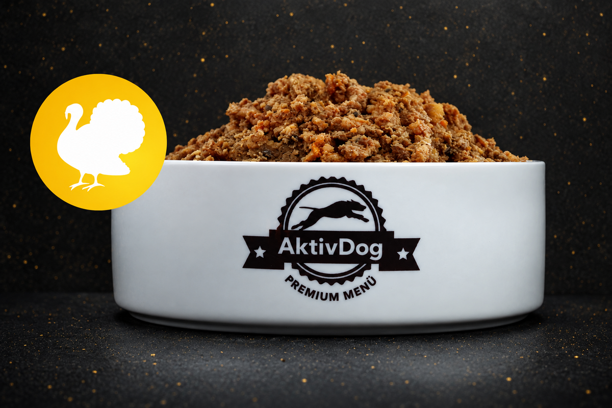 AktivDog Premium Menü Truthahn mit Polenta (500 g Gefäss)