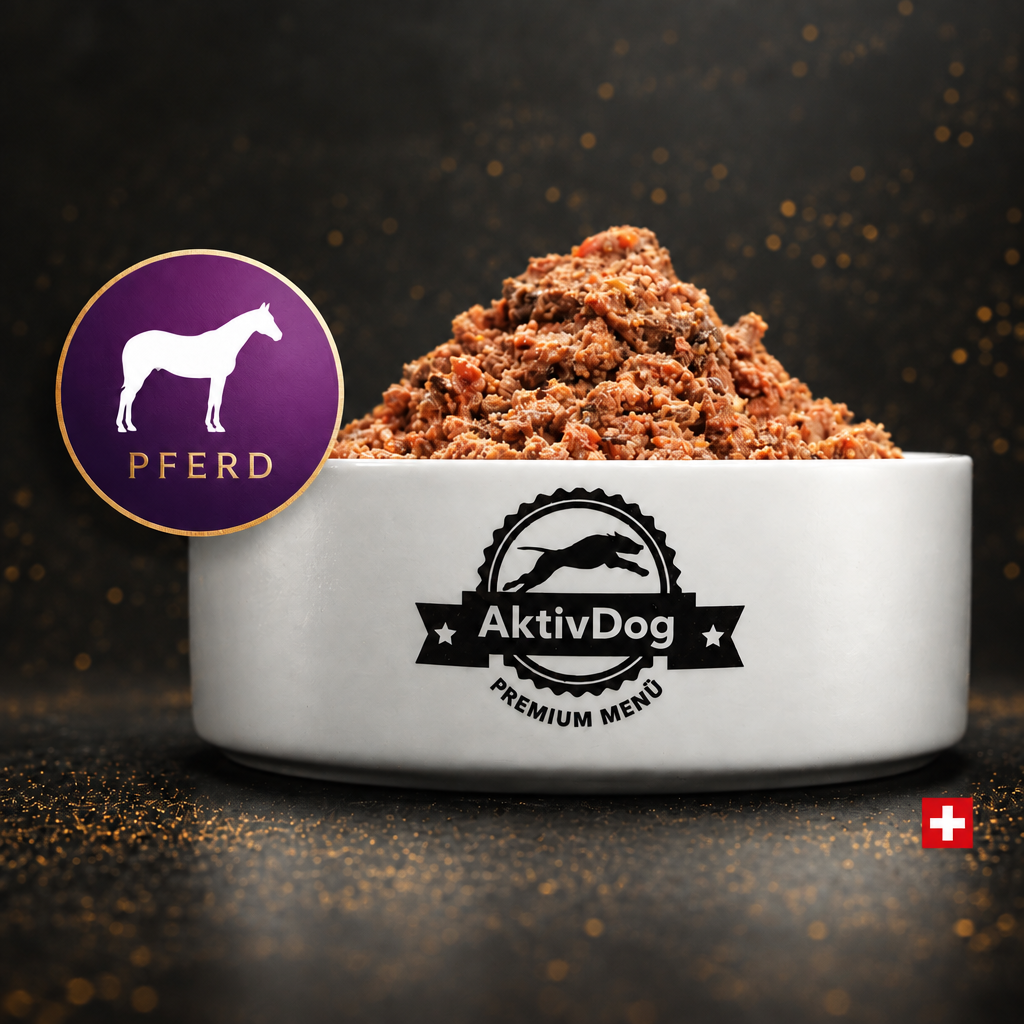 AktivDog Premium Menü Pferd & Süsskartoffel (500 g Gefäss)